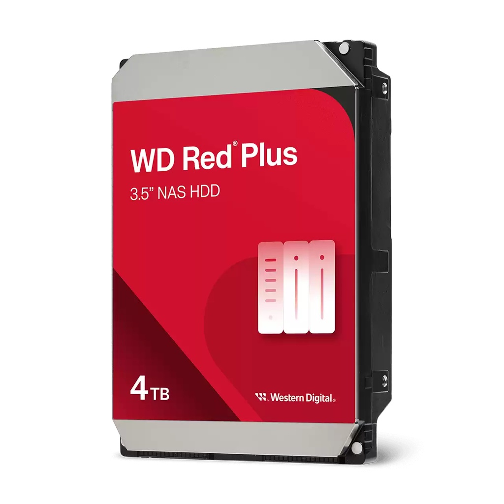 [WD40EFZZ] Western Digital Red Plus WD40EFZZ disco rigido interno 4 TB 5400 Giri/min 128 MB 3.5" Serial ATA III