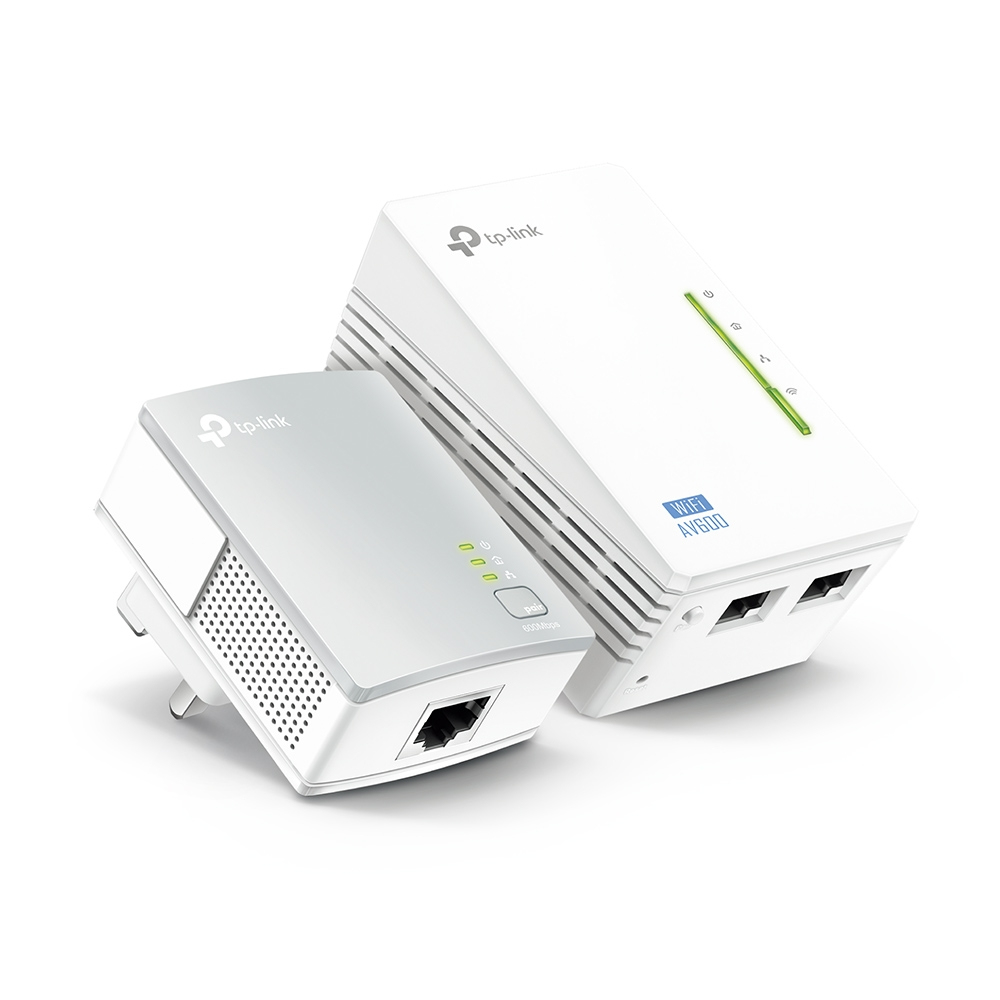[TL-WPA4220 KIT] Powerline TP-LINK TL-WPA4220KIT Starter Kit AV500 Wireless N 300Mbps con 2 porte Ethernet