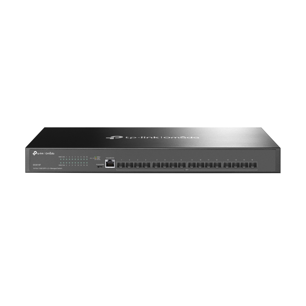 [SX3016F] TP-Link Omada SX3016F switch di rete Gestito L2+/L3 Nero