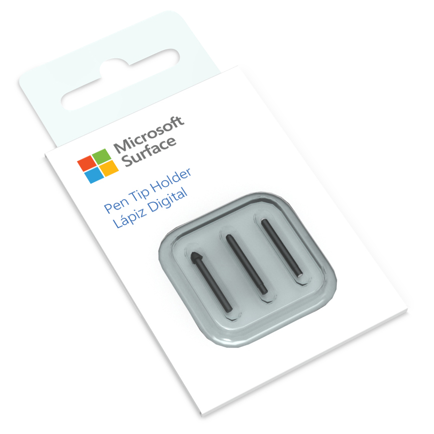 [GFV-00006] Microsoft Surface Pen Tips V2 Nero 3 pz