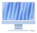24-inch iMac with Retina 4.5K display: Apple M4 chip with 8‑core CPU and 8‑core GPU, 16GB, 256GB SSD - Blue