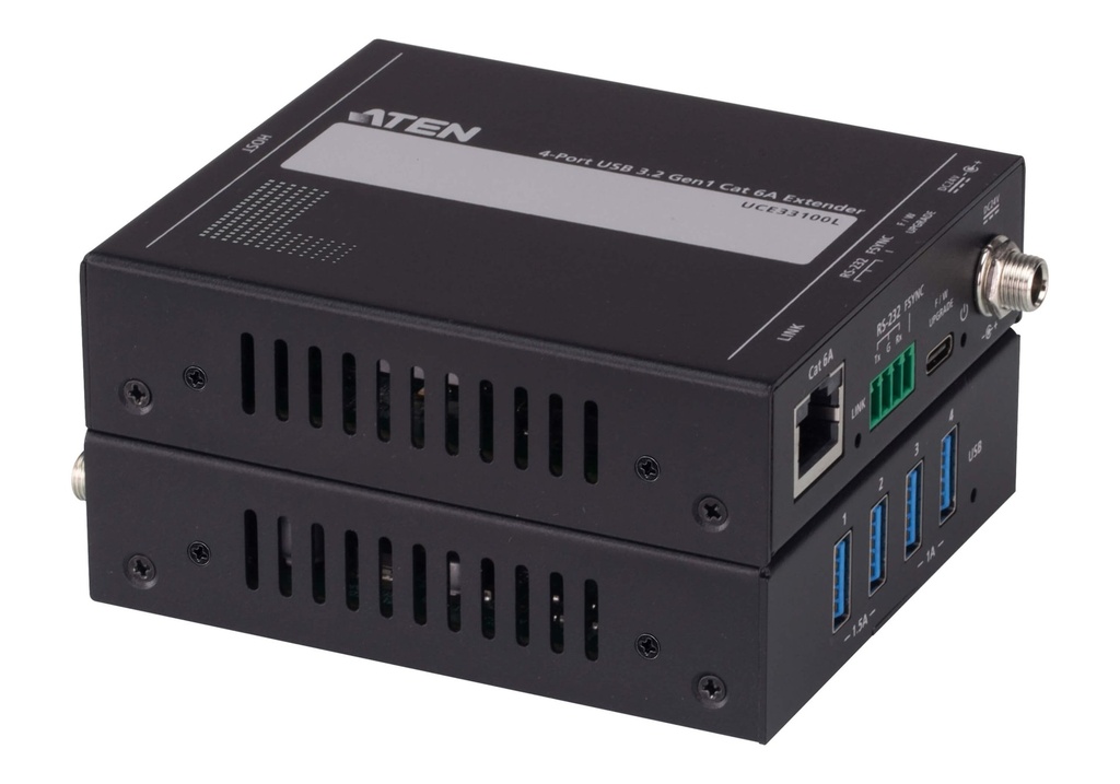 [UCE33100-AT-B] ATEN UCE33100 moltiplicatore di rete Ricevitore e trasmettitore di rete Nero