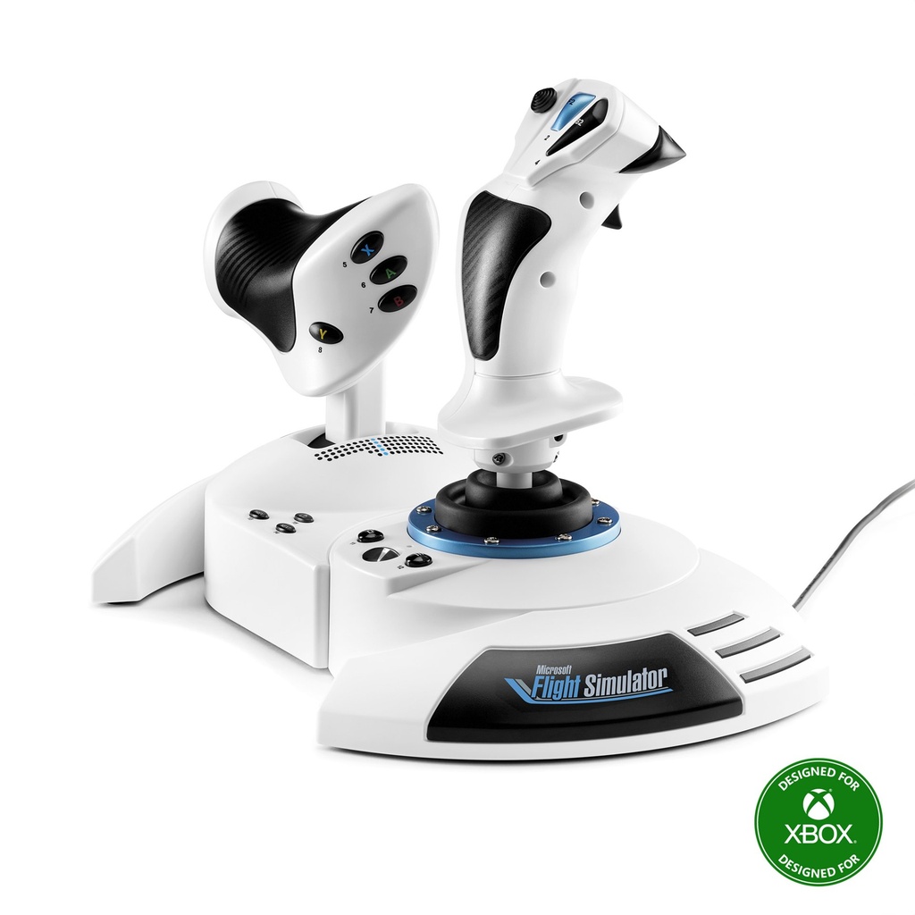 [4460295] Thrustmaster T.Flight Hotas One Microsoft Flight Simulator Edition Black, White USB Joystick + engine control lever Analogue / Digital PC, Xbox One, Xbox One S, Xbox One X