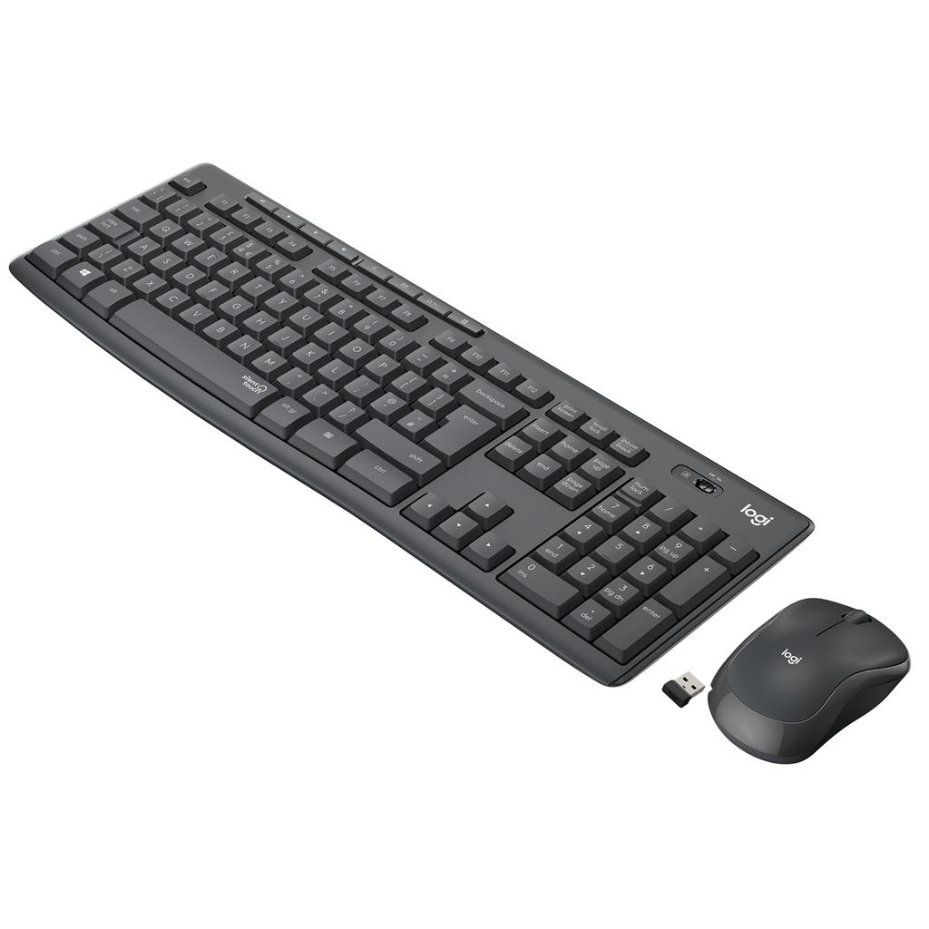 [920-009797] Tastiera Logitech MK295 Silent Wireless Combo RF QWERTY Italiano Nero
