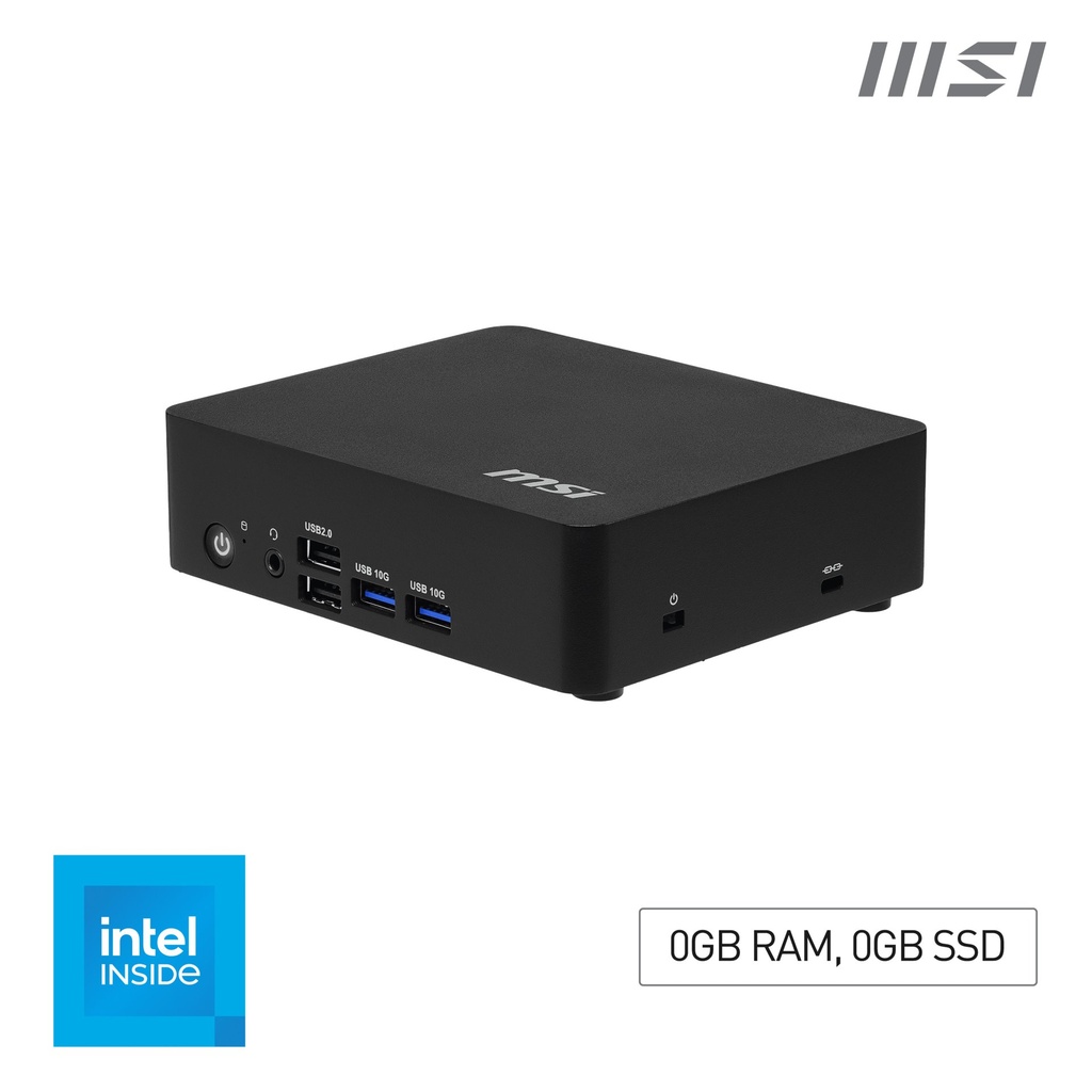 [CUBI NUC TWG-002BEU] MSI Cubi NUC TWG-002BEU Cubo Nero N250 Intel SoC BGA 1264