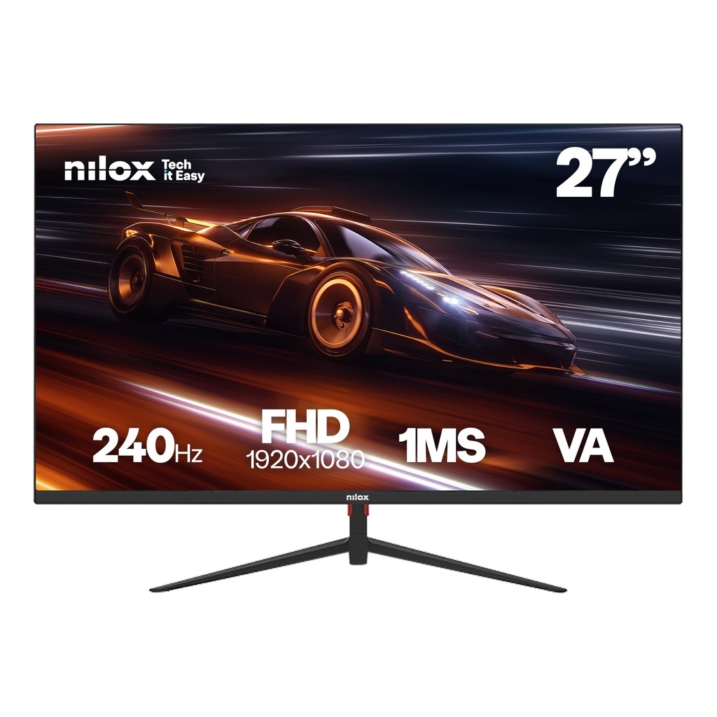 [NXM27FHD2401] Nilox MONITOR 27 GAMING FHD 240HZ Monitor PC 68,6 cm (27") 1920 x 1080 Pixel Full HD LCD Nero