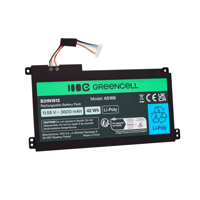 [AS166] Green Cell AS166 ricambio per laptop Batteria