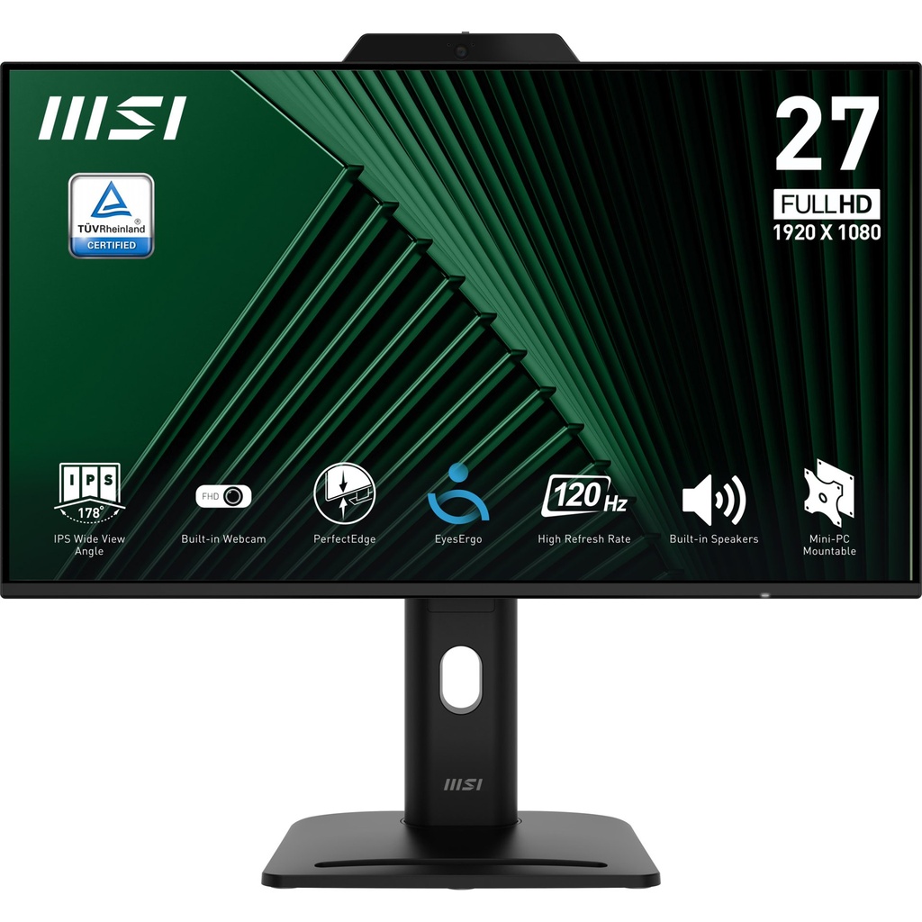 [9S6-3PD99T-001] MSI PRO MP272PMG Monitor PC 68,6 cm (27") 1920 x 1080 Pixel Full HD LCD Nero