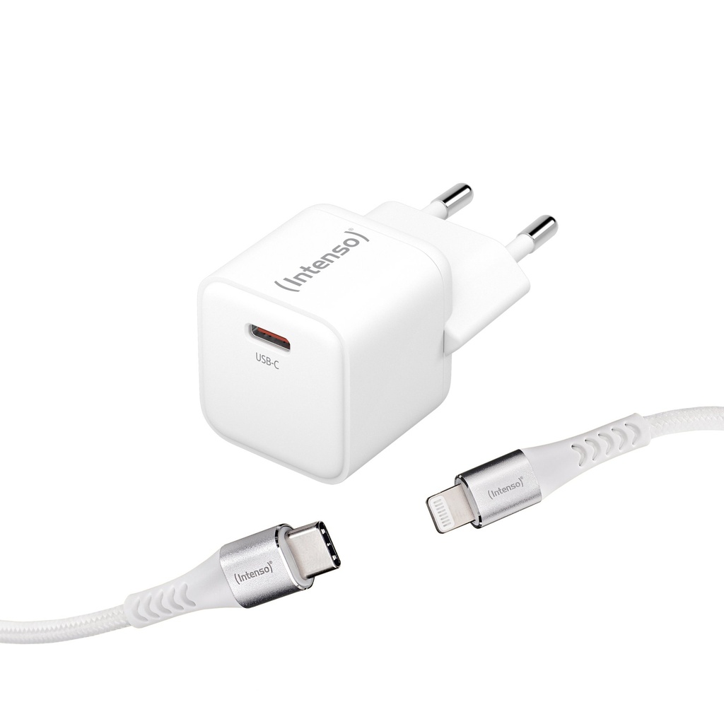 [7803052] Intenso 7803052 Caricabatterie per dispositivi mobili Universale Bianco AC Ricarica rapida Interno