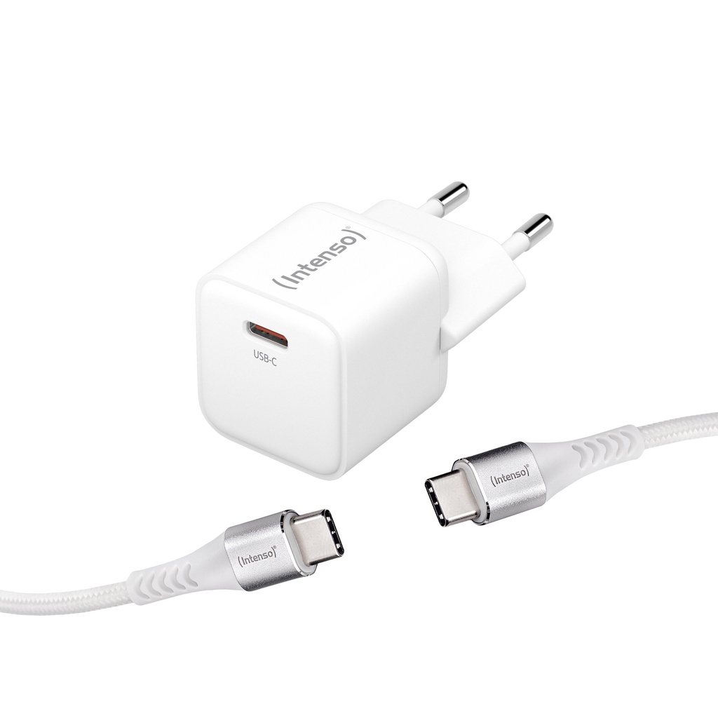 [7803042] Intenso 7803042 Caricabatterie per dispositivi mobili Universale Bianco AC Ricarica rapida Interno