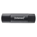 Intenso 3544480 unità flash USB 32 GB USB Type-A / USB Type-C 3.2 Gen 1 (3.1 Gen 1) Nero