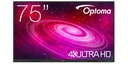 Optoma 1751RK lavagna interattiva 190,5 cm (75") 3840 x 2160 Pixel Touch screen Nero HDMI