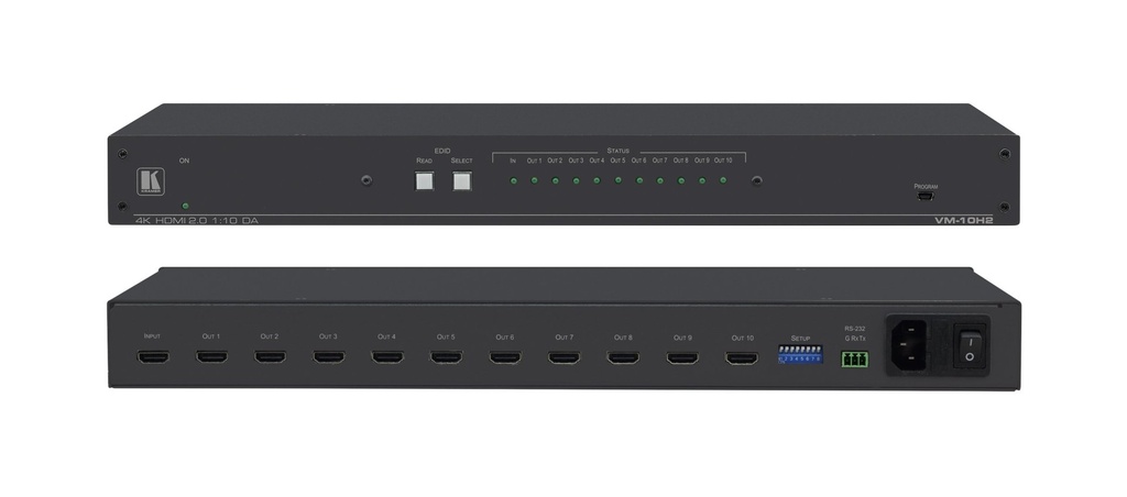 [VM-10H2] Kramer Electronics VM-10H2 amplificatore video Nero