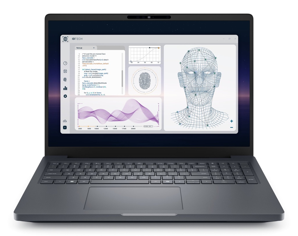 [0G1C0] DELL Pro Max 16 Plus MB16250 Intel Core Ultra 7 265HX Workstation mobile 40,6 cm (16") Full HD+ 32 GB DDR5-SDRAM 1 TB SSD NVIDIA RTX PRO 1000 Blackwell Wi-Fi 7 (802.11be) Windows 11 Pro Italiano Nero