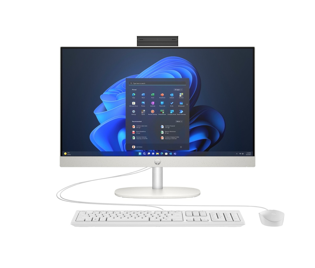 [D5BD0AT#ABZ] HP ProOne 240 G10 Desktop PC Intel® Core™ i3 60,5 cm (23.8") 1920 x 1080 Pixel 16 GB DDR4-SDRAM 512 GB SSD Windows 11 Pro Wi-Fi 6 (802.11ax)