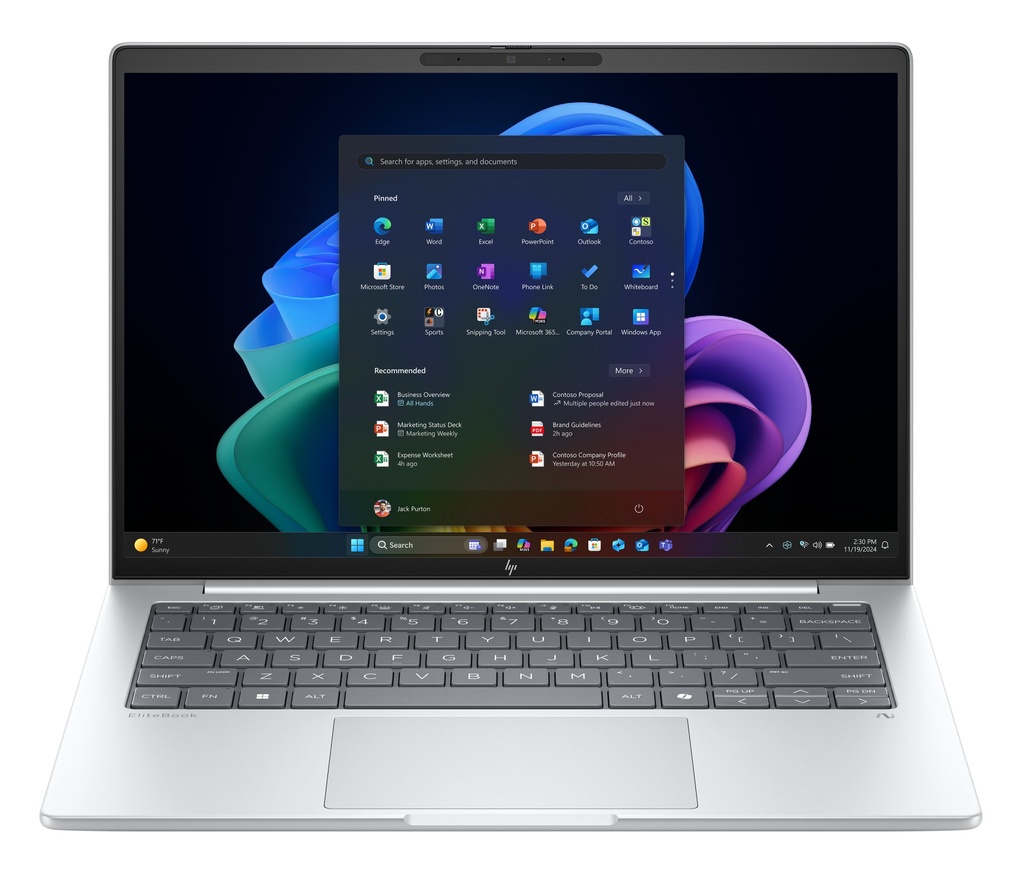 [D76LTET#ABZ] HP EliteBook 8 G1a Next Gen AI PC Wolf Pro Security Edition Copilot+ PC AMD Ryzen AI 7 350 Computer portatile 35,6 cm (14") WUXGA 16 GB DDR5-SDRAM 512 GB SSD Wi-Fi 7 (802.11be) Windows 11 Pro Argento
