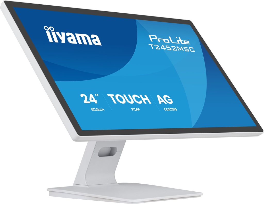 [T2452MSC-W2AG] iiyama T2452MSC-W2AG Monitor PC 61 cm (24") 1920 x 1080 Pixel Full HD LED Touch screen Bianco