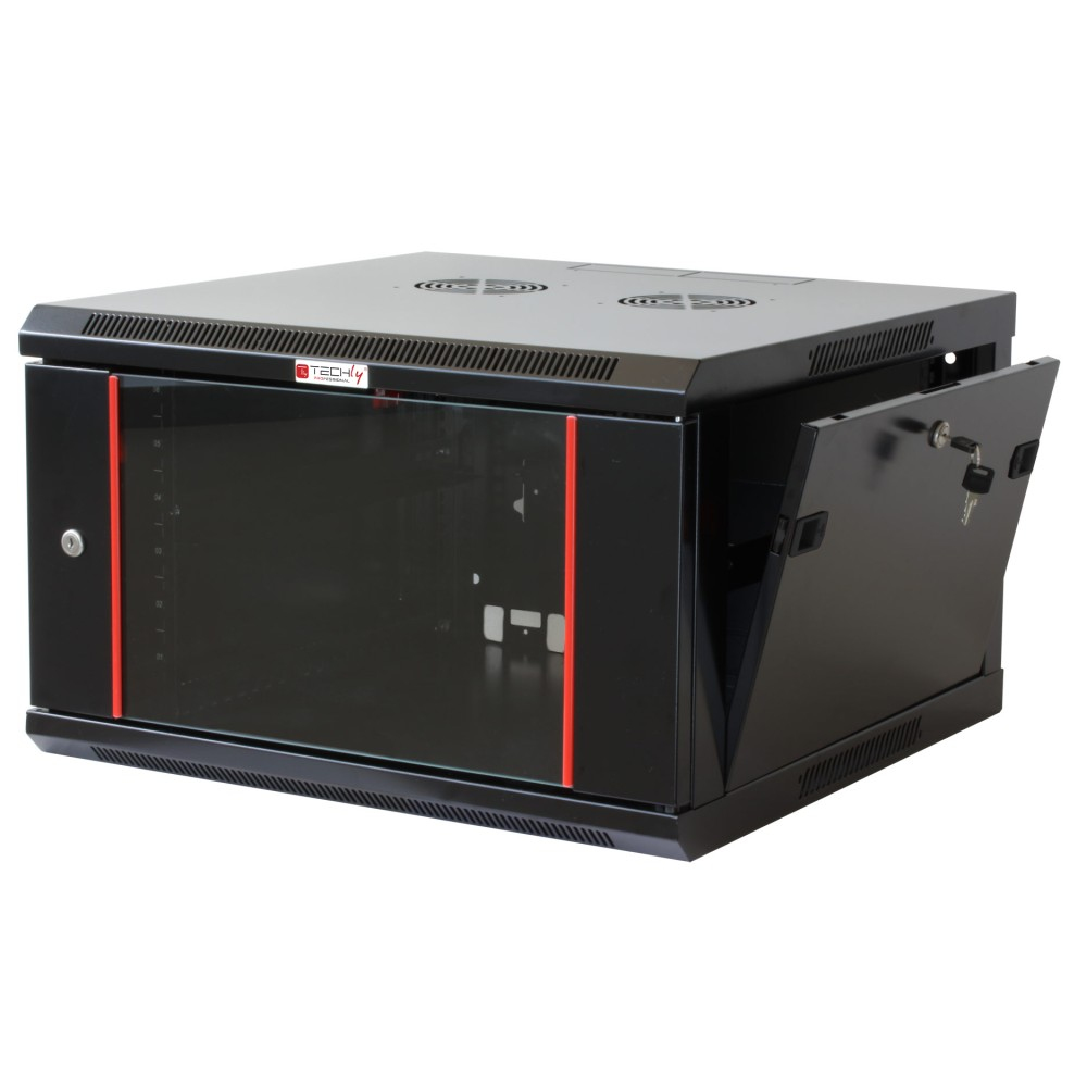 [I-CASE EWT-2612B] Techly I-CASE EWT-2612B rack 12U Da parete Nero