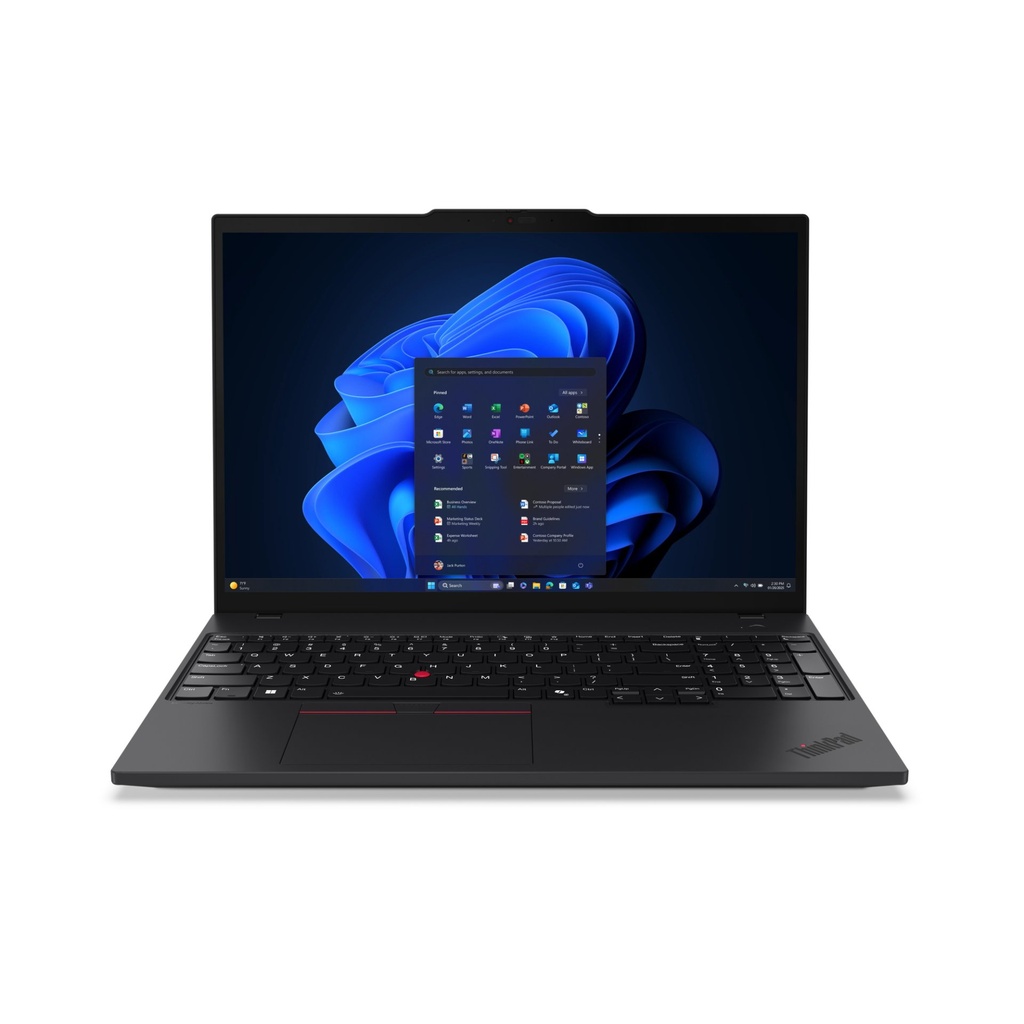[22AW004VIX] Lenovo ThinkPad T16 Gen 4 (Intel) Copilot+ PC Intel Core Ultra 5 226V Computer portatile 40,6 cm (16") WUXGA 16 GB LPDDR5x-SDRAM 512 GB SSD Wi-Fi 7 (802.11be) Windows 11 Pro Italiano Nero
