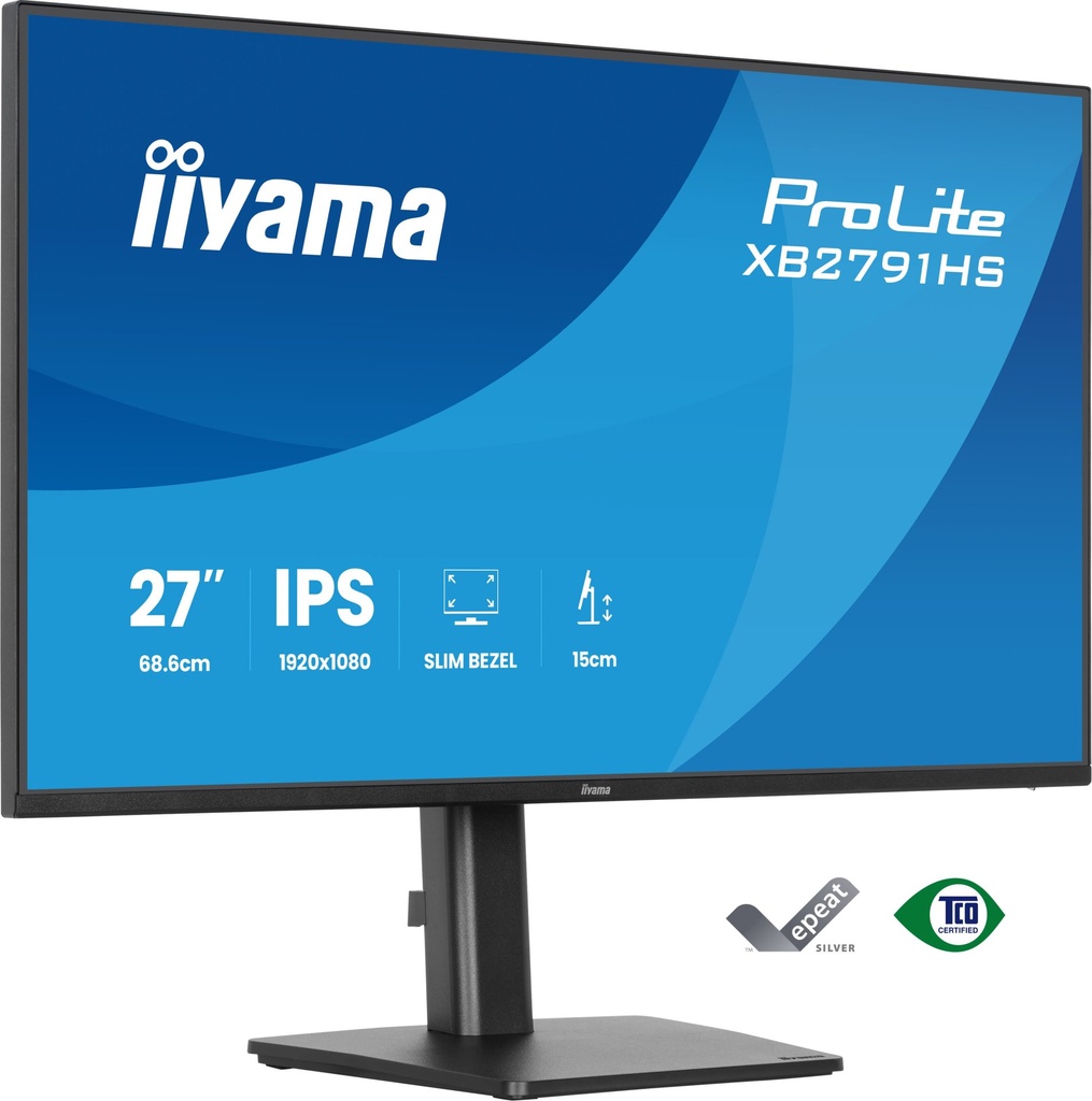 [XB2791HS-B1] iiyama ProLite XB2791HS-B1 Monitor PC 68,6 cm (27") 1920 x 1080 Pixel Full HD LED Nero