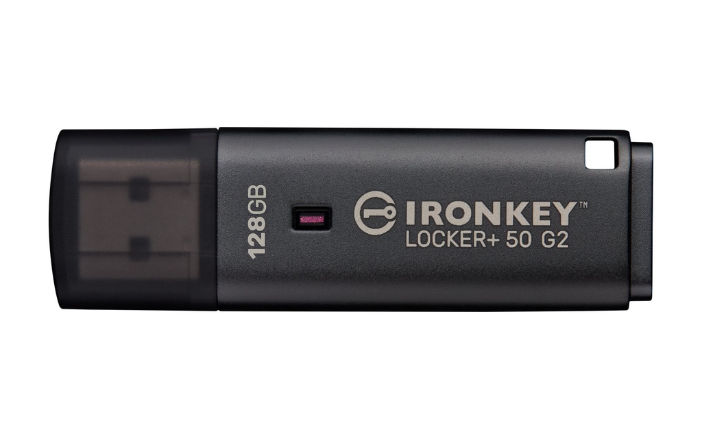 [IKLP50G2/128GB] Kingston Technology IronKey 128GB Locker Plus 50 G2, FIPS 197, AES-256