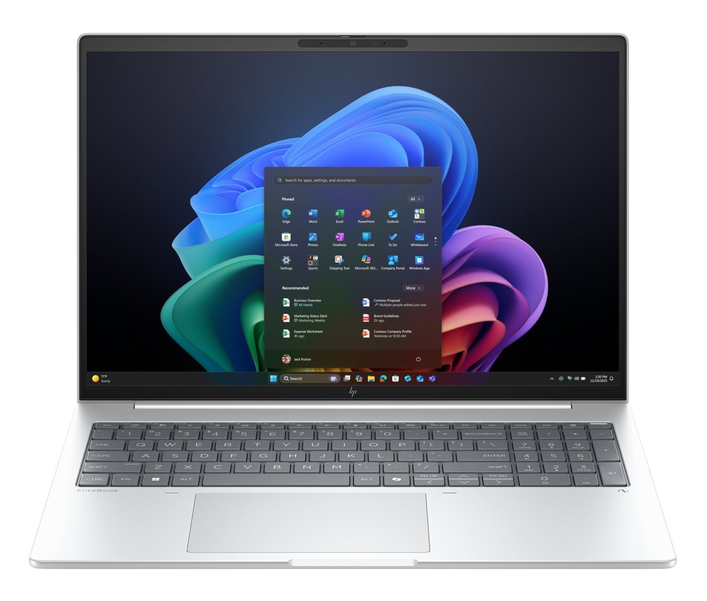 [D8CN5AT#ABZ] HP EliteBook 8 G1i Next Gen AI Copilot+ PC Intel Core Ultra 7 266V Computer portatile 40,6 cm (16") WUXGA 16 GB LPDDR5x-SDRAM 512 GB SSD Wi-Fi 7 (802.11be) Windows 11 Pro Argento