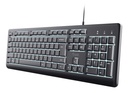 Trust Primo Beleuchtete tastiera Casa/ufficio USB QWERTY Italiano Nero