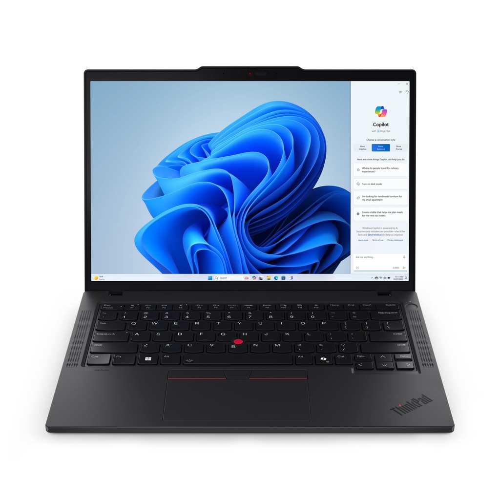 [21MC006XIX] Lenovo ThinkPad T14 Gen 5 (AMD) AMD Ryzen™ 7 PRO 8840U Computer portatile 35,6 cm (14") WUXGA 16 GB DDR5-SDRAM 512 GB SSD Wi-Fi 6E (802.11ax) Windows 11 Pro Italiano Nero