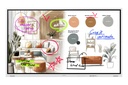 Samsung WM75FX lavagna interattiva 190,5 cm (75") 3840 x 2160 Pixel Touch screen Grigio, Bianco HDMI