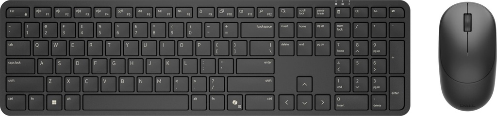 [KM526-BLK-ITL] DELL Pro 5 KM526 tastiera Mouse incluso Casa/ufficio RF Wireless QWERTY Italiano Nero