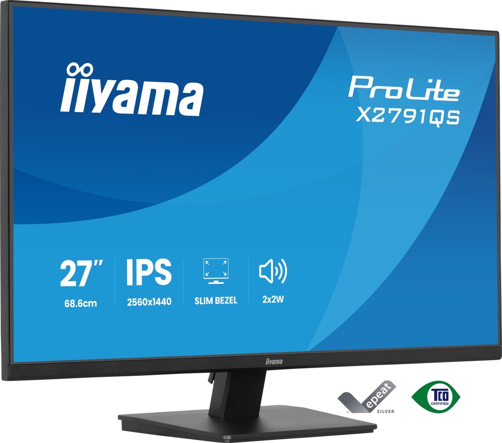[X2791QS-B1] iiyama ProLite X2791QS-B1 Monitor PC 68,6 cm (27") 2560 x 1440 Pixel Quad HD LED Nero