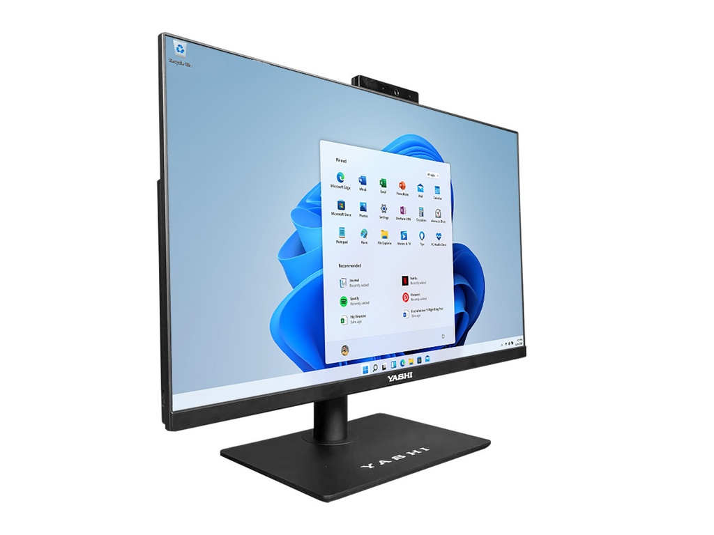 YASHI Victory 24 AY27809 All-in-One PC AMD Ryzen™ 7 PRO 6850H 68,6 cm (27") 1920 x 1080 Pixel PC All-in-one 16 GB DDR4-SDRAM 512 GB SSD Windows 11 Pro Wi-Fi 6 (802.11ax) Nero