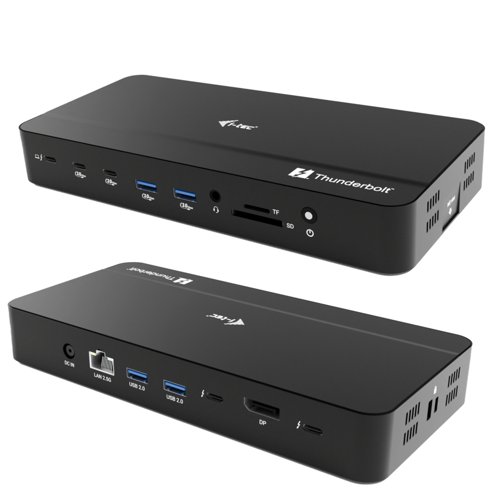 [TB5TRIPLEDOCKM2PDIT] i-tec Thunderbolt 5 Triple Display Docking Station, M.2 slot, 6x USB, 2.5GLAN + Power Delivery 140W