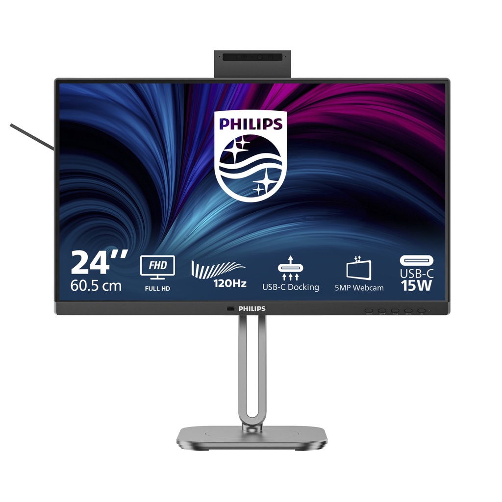 Philips Serie 4000 24B2U4301H/00 Monitor PC 60,5 cm (23.8") 1920 x 1080 Pixel Full HD LCD Grigio