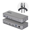 StarTech.com Docking Station USB-C Dual Monitor, HDMI 4K 60Hz, Ricarica Laptop 100W, Ethernet 1GbE, Senza Driver, Dock Multi-Monitor per Windows