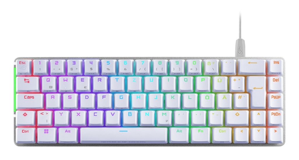 [90MP0346-BKIA10] ASUS ROG Falchion Ace tastiera Gaming USB QWERTY Italiano Bianco