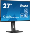 iiyama ProLite XUB2792UHSU-B6 Monitor PC 68,6 cm (27") 3840 x 2160 Pixel 4K Ultra HD LED Nero