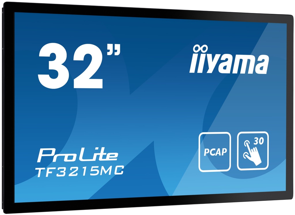 [TF3215MC-B2] iiyama ProLite TF3215MC-B2 Monitor PC 80 cm (31.5") 1920 x 1080 Pixel Full HD LED Touch screen Chiosco Nero