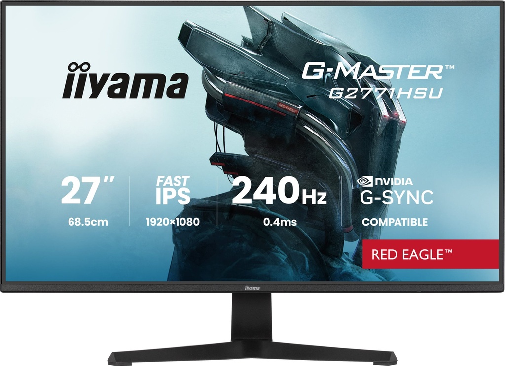 [G2771HSU-B1] iiyama G-MASTER G2771HSU-B1 Monitor PC 68,6 cm (27") 1920 x 1080 Pixel Full HD Nero