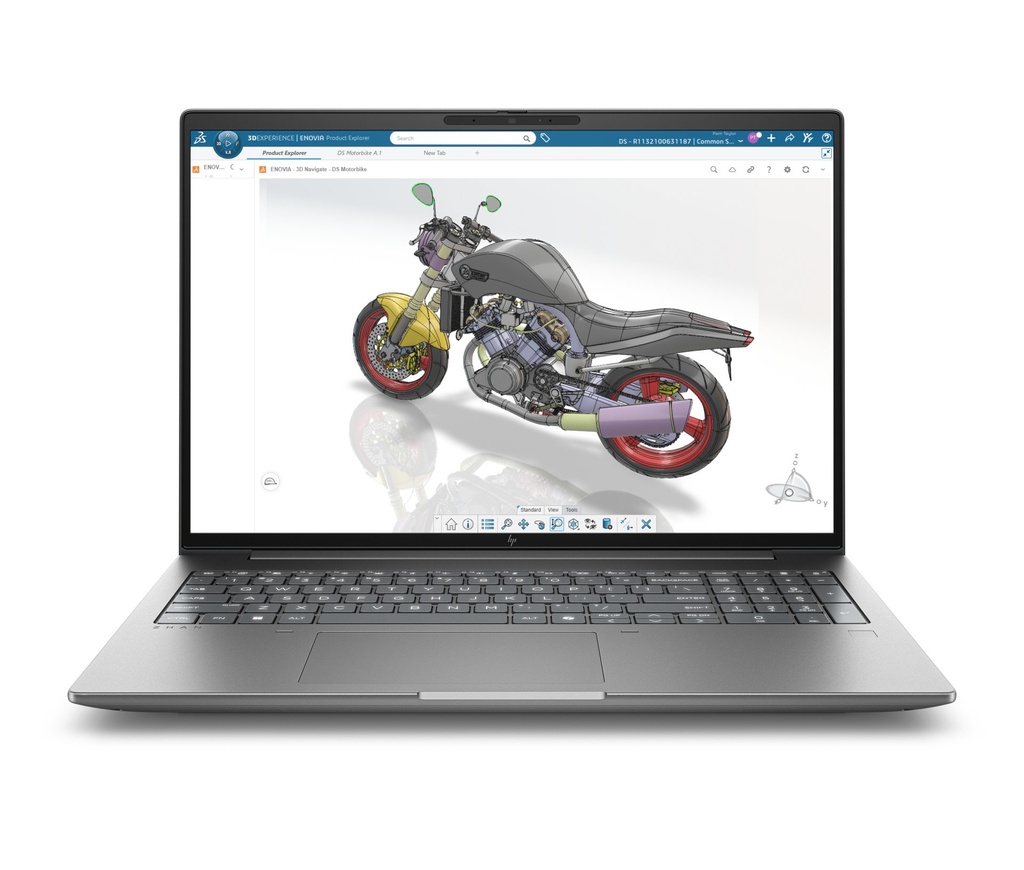 [DK1L2ET#ABZ] HP DK1L2ET laptop Copilot+ PC Intel Core Ultra 7 356H 40,6 cm (16") WUXGA 24 GB DDR5-SDRAM 1 TB SSD Wi-Fi 7 (802.11be) Windows 11 Pro AI Workstation, AI PC Argento