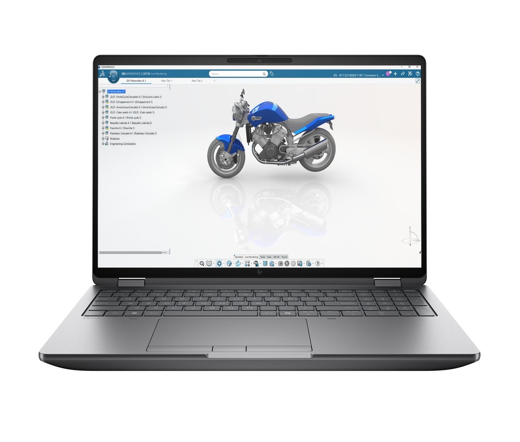 [DK1L5ET#ABZ] HP DK1L5ET laptop Intel Core Ultra 7 255HX 40,6 cm (16") WUXGA 64 GB DDR5-SDRAM 1 TB SSD NVIDIA RTX PRO 2000 Blackwell Wi-Fi 7 (802.11be) Windows 11 Pro AI Workstation, AI PC Argento
