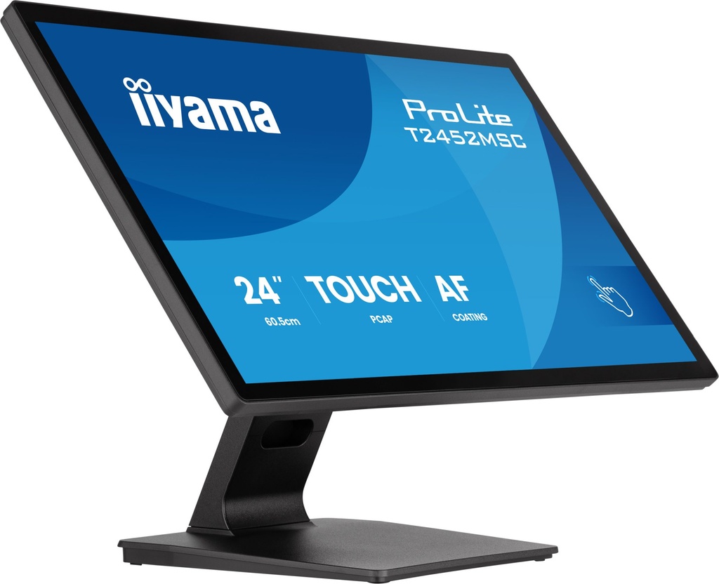 [T2452MSC-B2] iiyama ProLite T2452MSC-B2 Monitor PC 61 cm (24") 1920 x 1080 Pixel Full HD Touch screen Nero