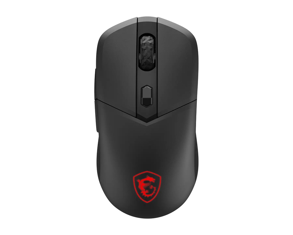 [4711377395991] MSI VERSA 300 WIRELESS 8K mouse Gaming Ambidestro RF Wireless + Bluetooth + USB Type-A Ottico 2600 DPI
