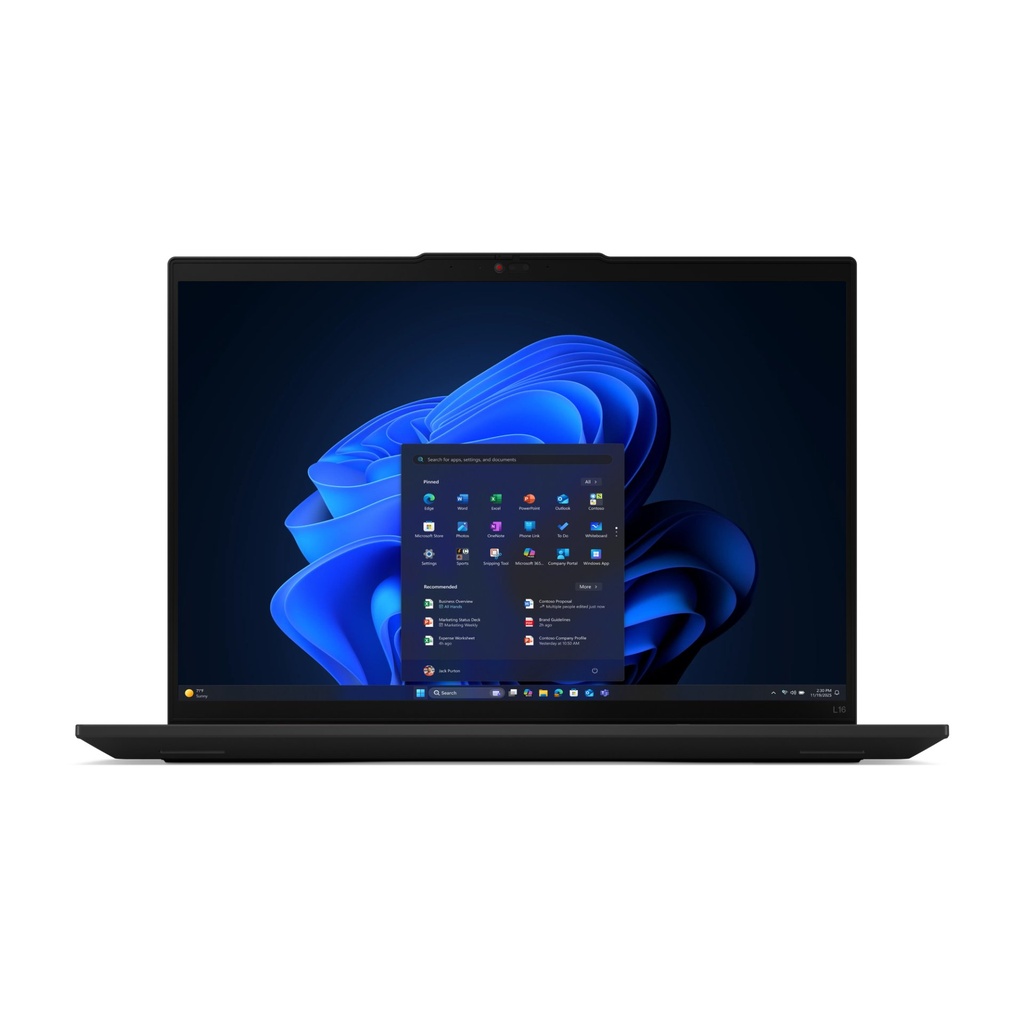 [21SA005HIX] Lenovo ThinkPad L16 Gen 2 (Intel) Intel Core Ultra 7 255U Computer portatile 40,6 cm (16") WUXGA 16 GB DDR5-SDRAM 512 GB SSD Wi-Fi 6E (802.11ax) Windows 11 Pro Italiano Nero