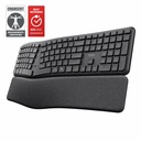 Trust Keyra Tastiera wireless multi-dispositivo ergonomica