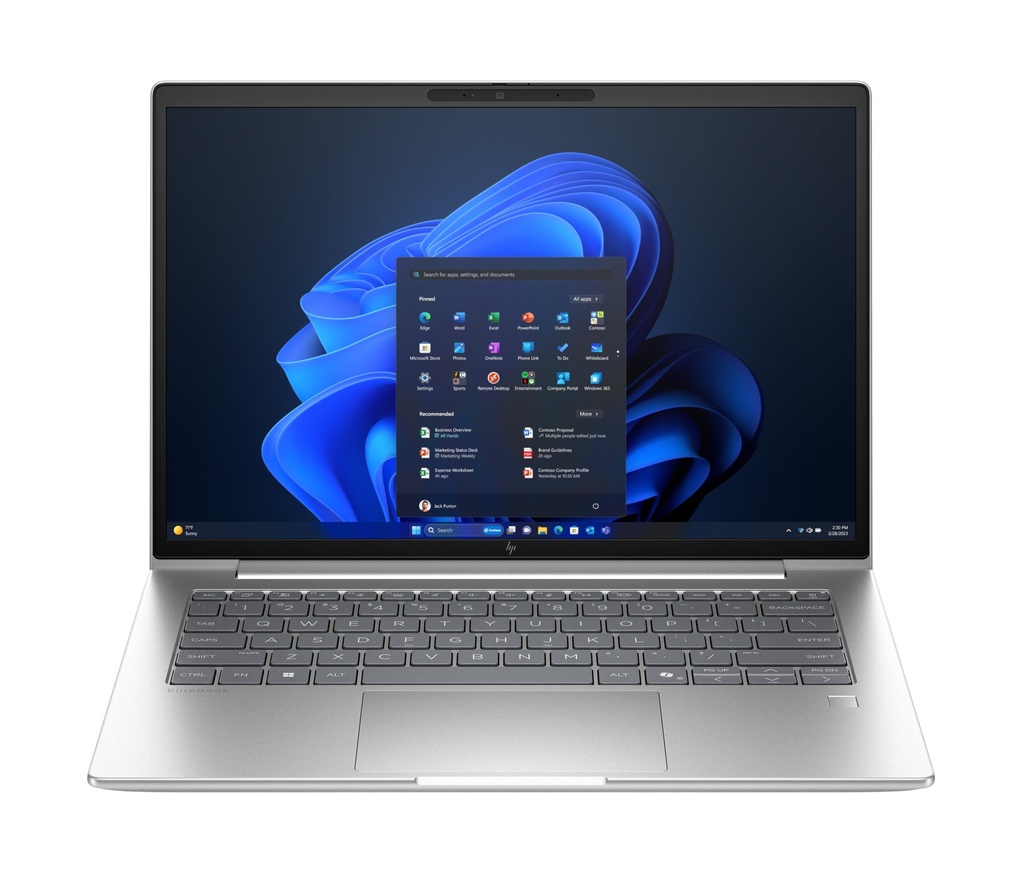 [D76KBET#ABZ] HP EliteBook 6 G1i 14 inch Notebook AI PC Intel Core Ultra 7 255U Computer portatile 35,6 cm (14") WUXGA 16 GB DDR5-SDRAM 512 GB SSD Wi-Fi 6E (802.11ax) Windows 11 Pro Argento