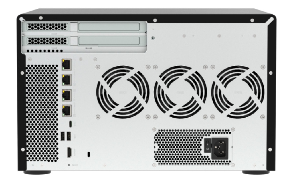 [TVS-H1277AX-R5-16G] QNAP TVS-H1277AX NAS Tower AMD Ryzen™ 5 16 GB DDR5 QNAP QTS Nero
