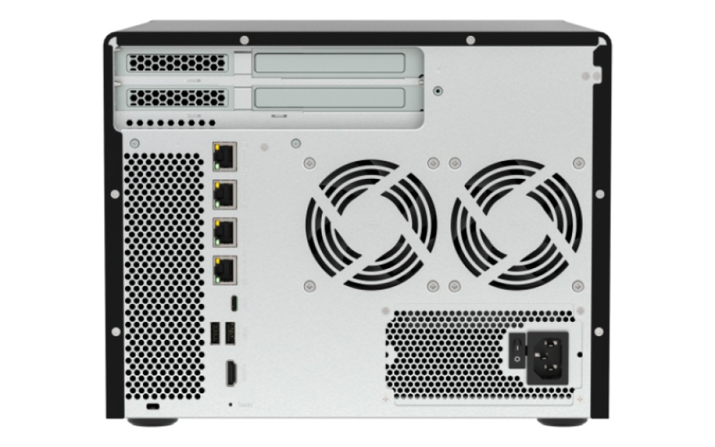 [TVS-H877AX-R5-16G] QNAP TVS-H877AX NAS Tower AMD Ryzen™ 5 16 GB DDR5 QNAP QTS Nero