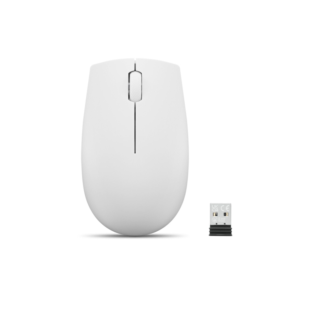 [GY51L15677] Lenovo Mouse wireless 300 compatto (Grigio Cloud)