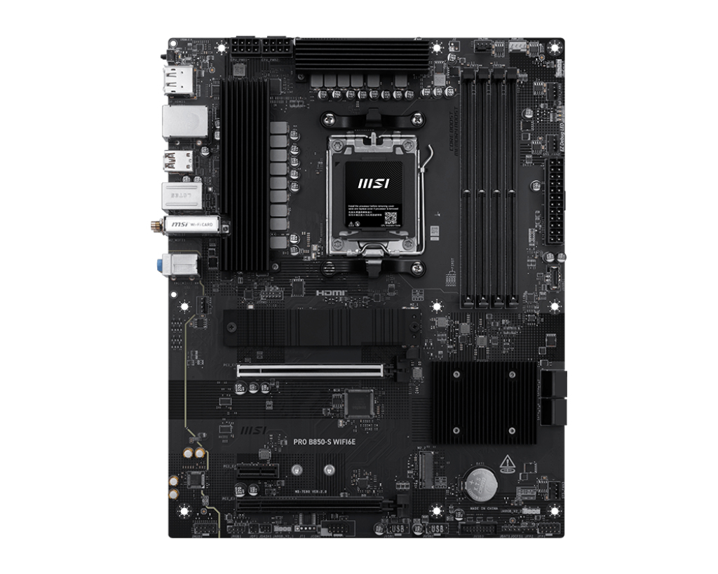 [7E80-002R] MSI PRO B850-S WIFI6E scheda madre AMD B850 Socket AM5 ATX